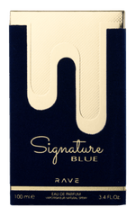 Rave Signature Blue Eau De Parfum 100ml 3.4 Fl.oz. Unisex Luxury Fragrance | Long Lasting