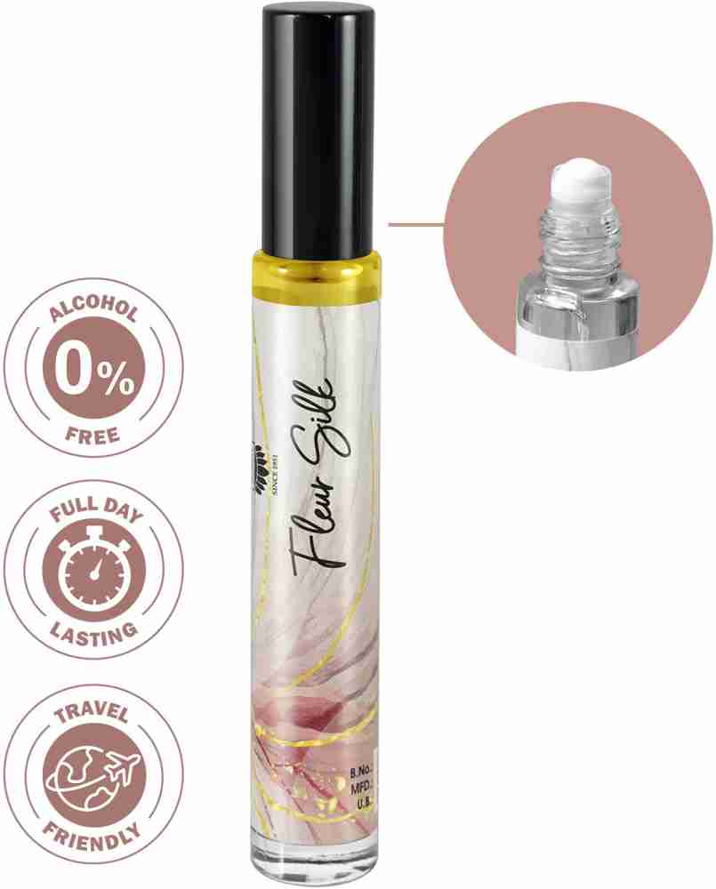 Ajmal Women Artisan Fleur Silk Long-lasting Concentrated Perfume Roll-on 10ml 0.3 Fl.oz. | Perfect Gift For Wife Ajmal Women Artisan Fleur Silk Long-lasting Concentrated Perfume Roll-on 10ml 0.3 Fl.oz. | Perfect Gift For Wife