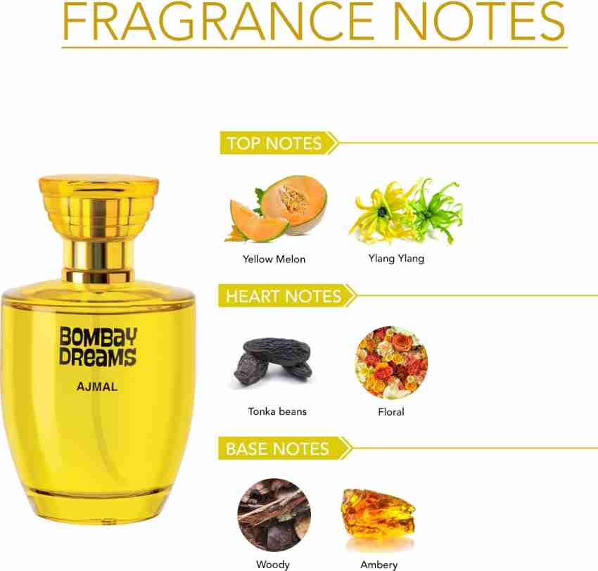 Ajmal Bombay Dreams &  Blu Dreams Eau De Parfum 100ml 3.4 Fl.oz. Each Pack Of 2 | For Men & Women Ajmal Bombay Dreams &  Blu Dreams Eau De Parfum 100ml 3.4 Fl.oz. Each Pack Of 2 | For Men & Women