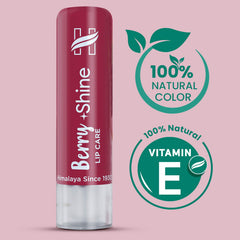 Himalaya Berry Shine Lip Care, Naturally Glossy, Soft, & Nourished Lips | 4.5gm