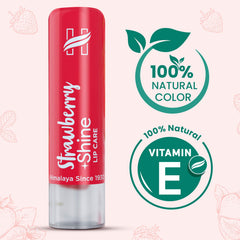 Himalaya Herbals Naturally Glossy Strawberry Shine Lip Care | 4.5gm