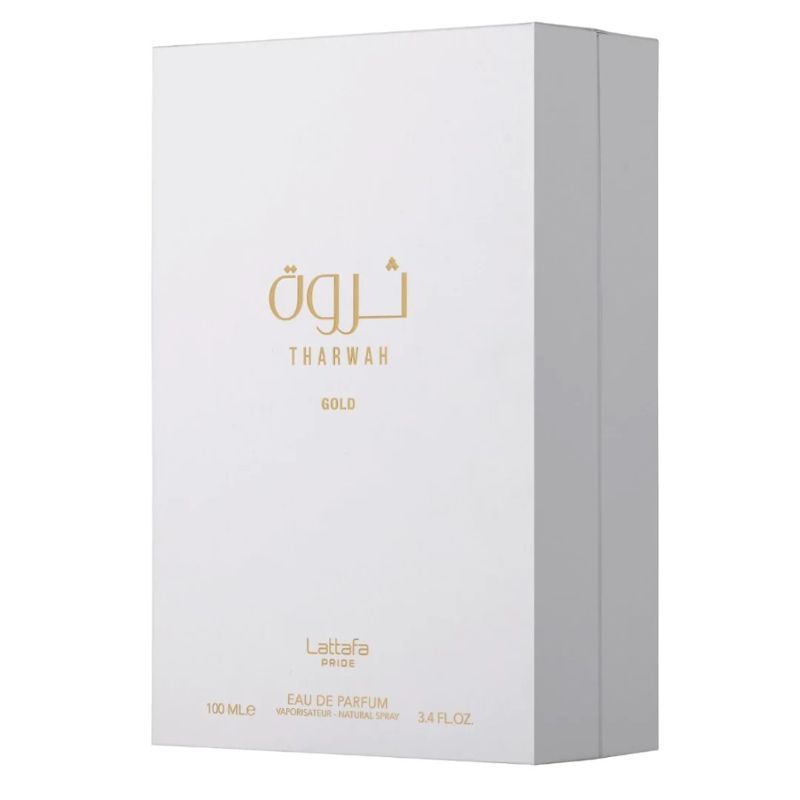 Lattafa Pride Tharwah Gold Eau De Parfum 100ml 3.4 Fl.oz. Unisex Fragrance Lattafa Pride Tharwah Gold Eau De Parfum 100ml 3.4 Fl.oz. Unisex Fragrance