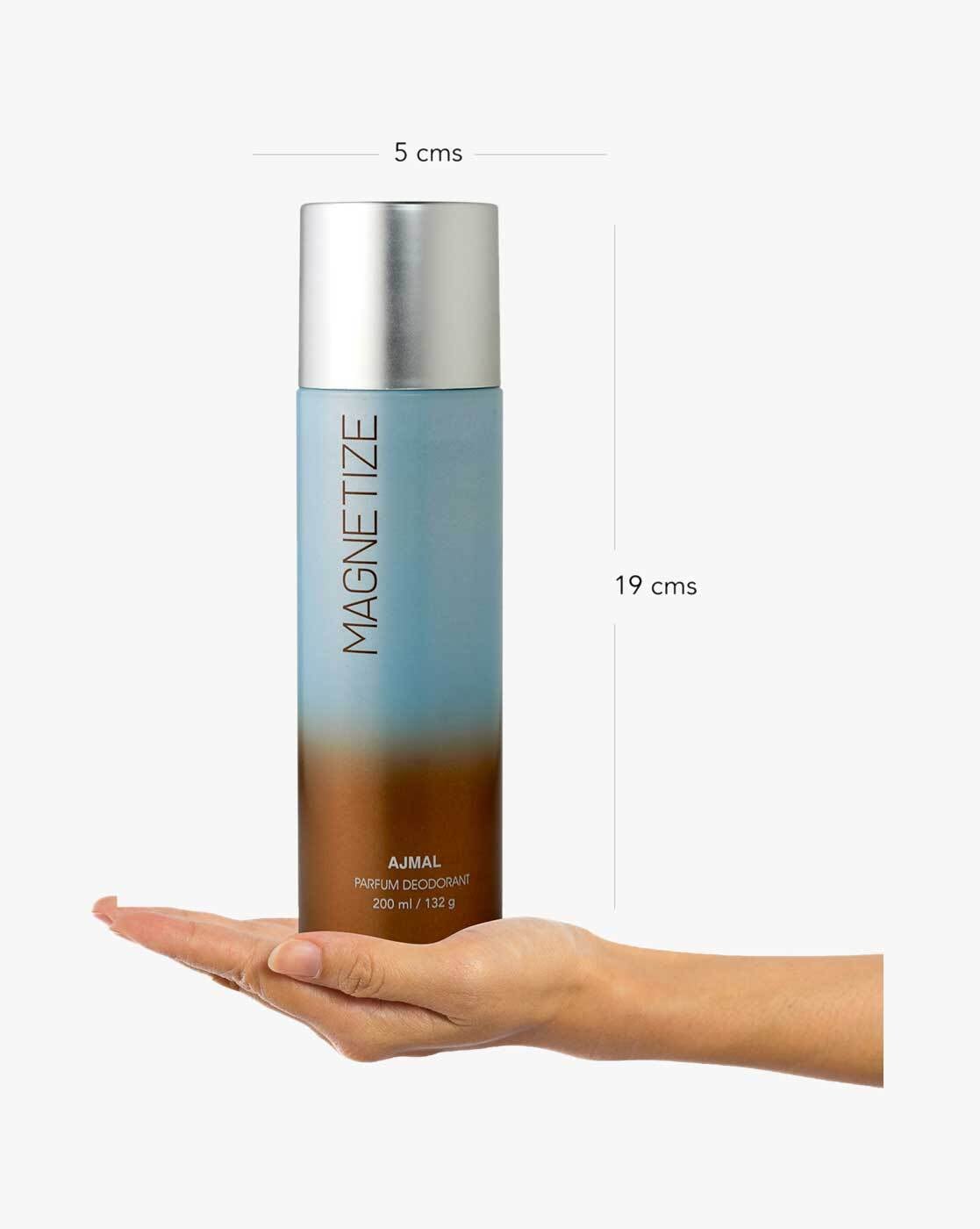Ajmal Magnetize Deodrant 200ml 6.7 Fl.oz. & Neea Eau De Parfume 50ml 1.6 Fl.oz. For Men & Women | Combo Of 2 Ajmal Magnetize Deodrant 200ml 6.7 Fl.oz. & Neea Eau De Parfume 50ml 1.6 Fl.oz. For Men & Women | Combo Of 2