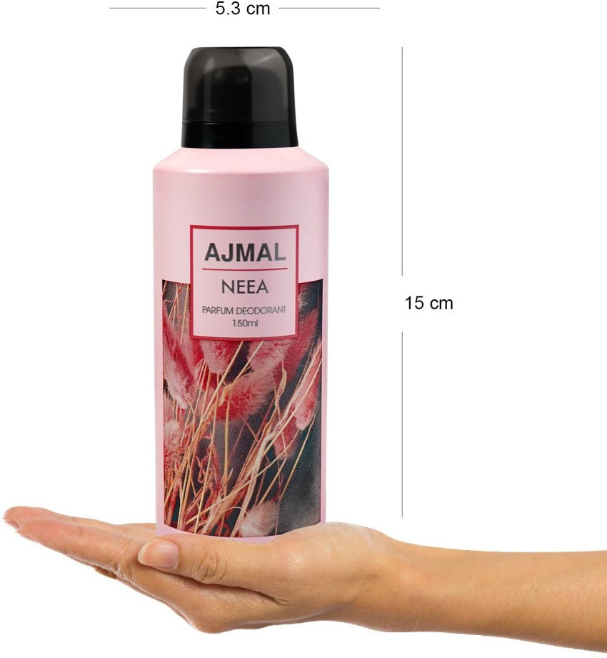 Ajmal Aretha Eau De Parfum 50ml 1.6 Fl.oz. & Neea Deodorant 150ml 5 Fl.oz. Party Wear Gift For Women | Pack Of 2 Ajmal Aretha Eau De Parfum 50ml 1.6 Fl.oz. & Neea Deodorant 150ml 5 Fl.oz. Party Wear Gift For Women | Pack Of 2