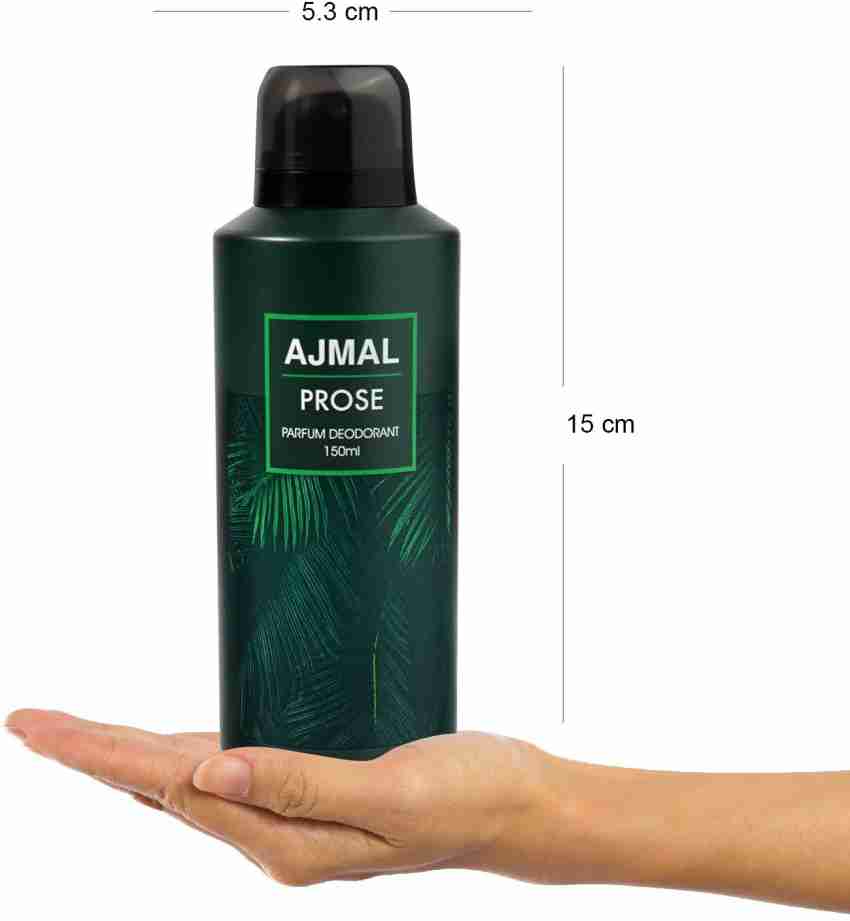 Ajmal Emulse Eau De Parfum 20ml 0.6 Fl.oz. & Prose Deodorant 150ml 5 Fl.oz. Casual Wear Gift For Men And Women | Combo Of 2 Ajmal Emulse Eau De Parfum 20ml 0.6 Fl.oz. & Prose Deodorant 150ml 5 Fl.oz. Casual Wear Gift For Men And Women | Combo Of 2