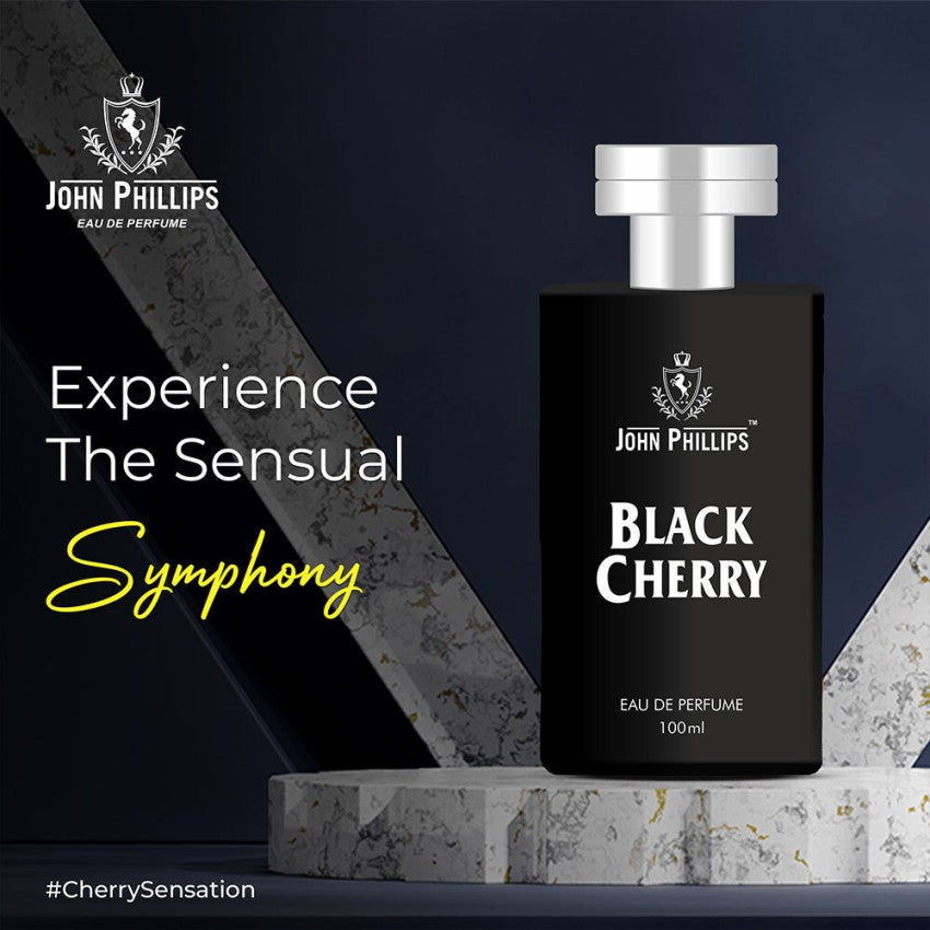 John Phillips Black Cherry 100ml 3.4 Fl.oz. & Dark Code 60ml 2 Fl.oz. Eau De Perfumes | Combo Of 2 For Men John Phillips Black Cherry 100ml 3.4 Fl.oz. & Dark Code 60ml 2 Fl.oz. Eau De Perfumes | Combo Of 2 For Men