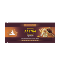 Patanjali Aastha Agarbatti Prarthana, With Exquisite, Soothing & Long Lasting Aroma | 25gm