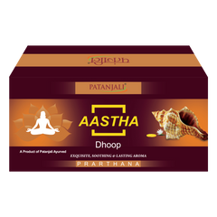 Patanjali Aastha Prarthana Dhoop,10 Stick, With Exquisite, Soothing & Long Lasting Aroma | 50gm