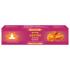 Patanjali Aastha Agarbatti Amber, With Exquisite, Soothing & Long Lasting Aroma | 20gm