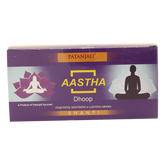 Patanjali Aastha Shanti Dhoop, 10 Stick, With Exquisite, Soothing & Long Lasting Aroma | 50gm