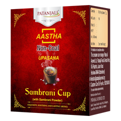 Patanjali Aastha Sambrani Cup, With Lasting Aroma, 90gm, Pack Of 1