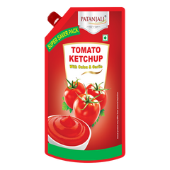 Patanjali Tomato Ketchup W. Onion Garlic 450gm