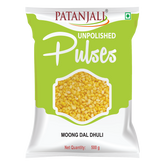 Patanjali Unpolished Moong Dal Dhuli 500gm