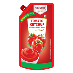 Patanjali Tomato Ketchup W/o Onion Garlic (P) 450gm