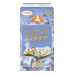 Patanjali Aastha Special Whitesage Dhoop, 10 N, With Soothing & Long Lasting Aroma | 35gm