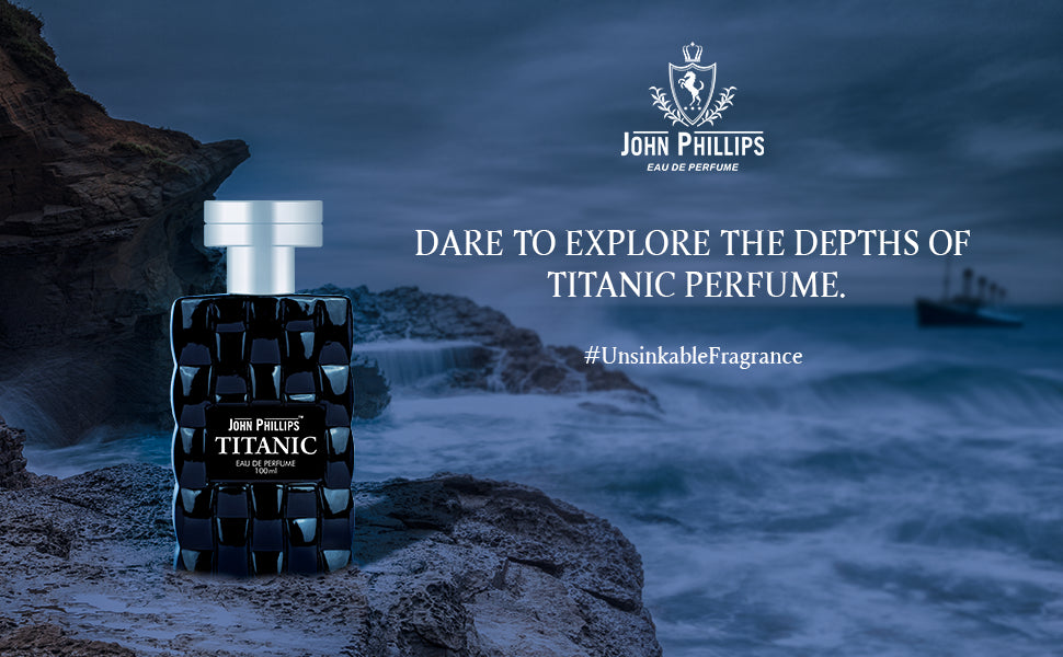 John Phillips Black Eau De Perfume 50ml 1.6 Fl.oz. & Titanic Eau De Perfume 100ml 3.4 Fl.oz. | For Men & Women Combo Of 2 John Phillips Black Eau De Perfume 50ml 1.6 Fl.oz. & Titanic Eau De Perfume 100ml 3.4 Fl.oz. | For Men & Women Combo Of 2