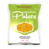 Patanjali Unpolished Arhar Dal (Tuvar Dal) 500gm