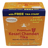 Patanjali Aastha Kesar Chandan Geela Tika, With Premium Kesari Chandan, 60gm
