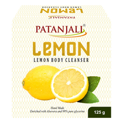 Patanjali Lemon Body Cleanser, With Cleanse Gently, Purify And Provide Long Lasting 125gm