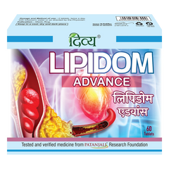 Patanjali Divya Lipidom Advance With Arjun, Lehsun, Dalchini, Guggul Extracts, 3 U X 20 N 38gm