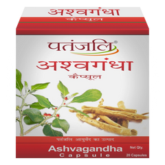 Patanjali Ashvagandha Capsule 11gm , 20 Capsules