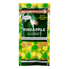 Patanjali Aastha Agarbatti W Stick Pineapple, With Exquisite,Soothing & Long Lasting Aroma |110gm