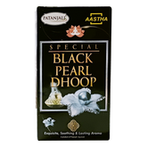 Patanjali Aastha Special Black Pearl Dhoop, 10 N, With Soothing & Long Lasting Aroma | 10gm