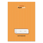 Patanjali Gyanpath Notebook (16.5x23.5 Cm) Orange 96pages Single Line, Pack Of 1