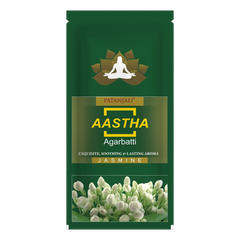 Patanjali Aastha Agarbatti Jasmine, With Exquisite, Soothing & Long Lasting Aroma | 150gm