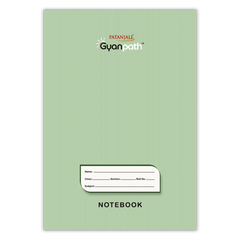 Patanjali Gyanpath Notebook (16.5x23.5 Cm) Green,172pages Square, Pack Of 1