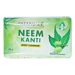 Patanjali Neem Kanti Body Cleanser, Useful In Rejuvenating, Nourishing & Glorifying Skin, 45gm