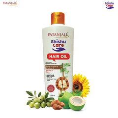 Patanjali Shishu Care Hair Oil, With Baby'S Delicate Hair & Promote Healthy Hair Growth, 200ml