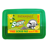 Patanjali Super Dish Wash Bar Scrub Pad, With Natural & Superior Cleaning 600gm