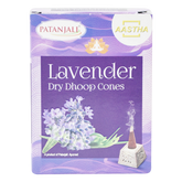 Patanjali Aastha Lavender Dry Dhoop Cone, With Exquisite, Soothing & Long Lasting Aroma | 20gm