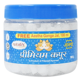 Patanjali Aastha Premium Camphor With Free Gangajal, With Premium Camphor Purifies, 100gm