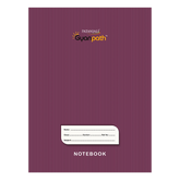 Patanjali Gyanpath Notebook (18x24 Cm) Purple, 140pages Single Line Interleaf, Pack Of 1