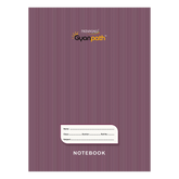 Patanjali Gyanpath Notebook (18x24 Cm) Purple, 120pages 3 In 1, Pack Of 1