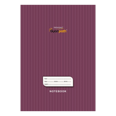 Patanjali A4 Gyanpath Notebook (29.7x21cm) Purple, 172pages Single Line, Pack Of 1