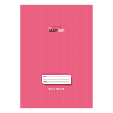 Patanjali A4 Gyanpath Notebook (29.7x21cm) Pink,192pages Single Line, Pack Of 1