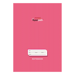 Patanjali A4 Gyanpath Notebook (29.7x21cm) Pink,192pages Single Line, Pack Of 1