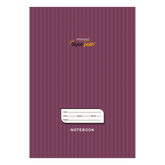 Patanjali A4 Gyanpath Notebook (29.7x21cm) Purple,192pages Single Line, Pack Of 1