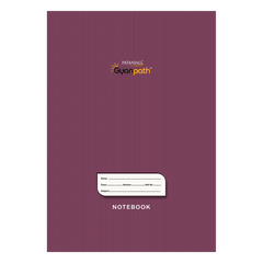 Patanjali A4 Gyanpath Notebook (29.7x21cm) Purple,192pages Single Line, Pack Of 1