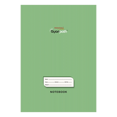 Patanjali A4 Gyanpath Notebook ( 29.7x21cm) Green, 192pages Single Line, Pack Of 1