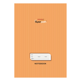 Patanjali A4 Gyanpath Notebook (29.7x21cm) Orange, 172pages Single Line, Pack Of 1