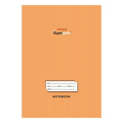 Patanjali A4 Gyanpath Notebook (29.7x21cm) Orange, 192pages Single Line, Pack Of 1