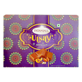 Patanjali Utsav Chocolate-4 Nos With Chocolate, Milk Compound 80% Sugar, Milk Solids, 211gm