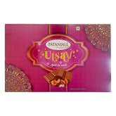 Patanjali Utsav Chocolate-6 Nos With Chocolate Substitute Milk Compound 50% Sugar, Milk, 385gm