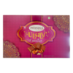 Patanjali Utsav Chocolate-6 Nos With Chocolate Substitute Milk Compound 50% Sugar, Milk, 385gm
