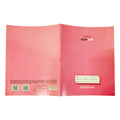 Patanjali Gyanpath Notebook (18x24 Cm) Pink 120pages Single Line, Pack Of 1