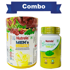Patanjali Combo Pat, Nutrela Men'S Superfood, Moringa (400g+60n), With Rich In Protein, 430gm